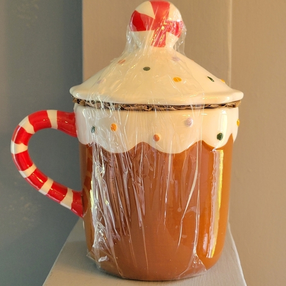 NEW Mr. Christmas Gingerbread House Mug with Lid 23 Oz Festive - Picture 4 of 6